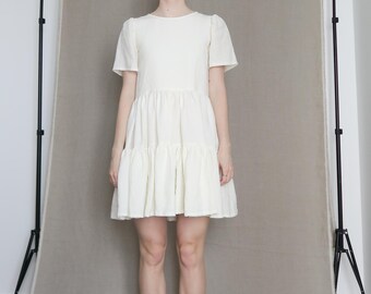 Open Back Linen Dress, One of One - Etsy