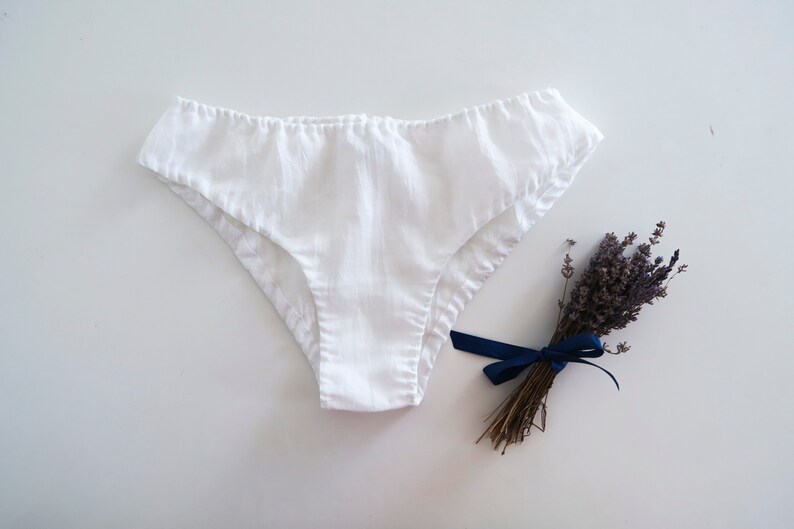 Linen undies linen underwear with elastic waist Etsy