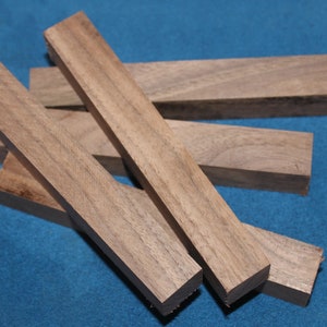 Walnut Pen Blanks, Set of 20, Dark Brown Hardwood Pen Turning Wood, Ships in 24 Hours or Less