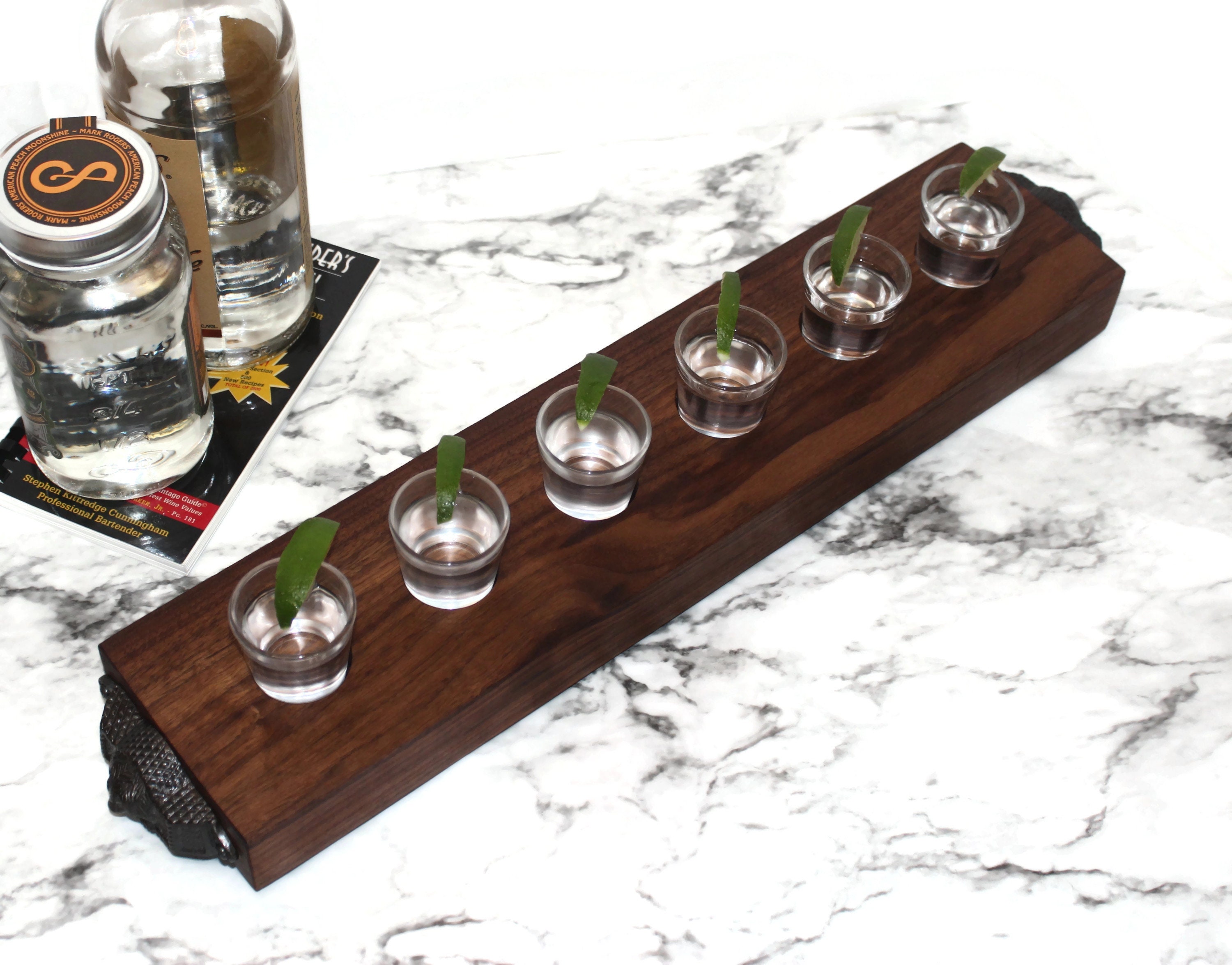 Tequila Shot Tray Tequila Board Shot Glass Holder Vodka Etsy