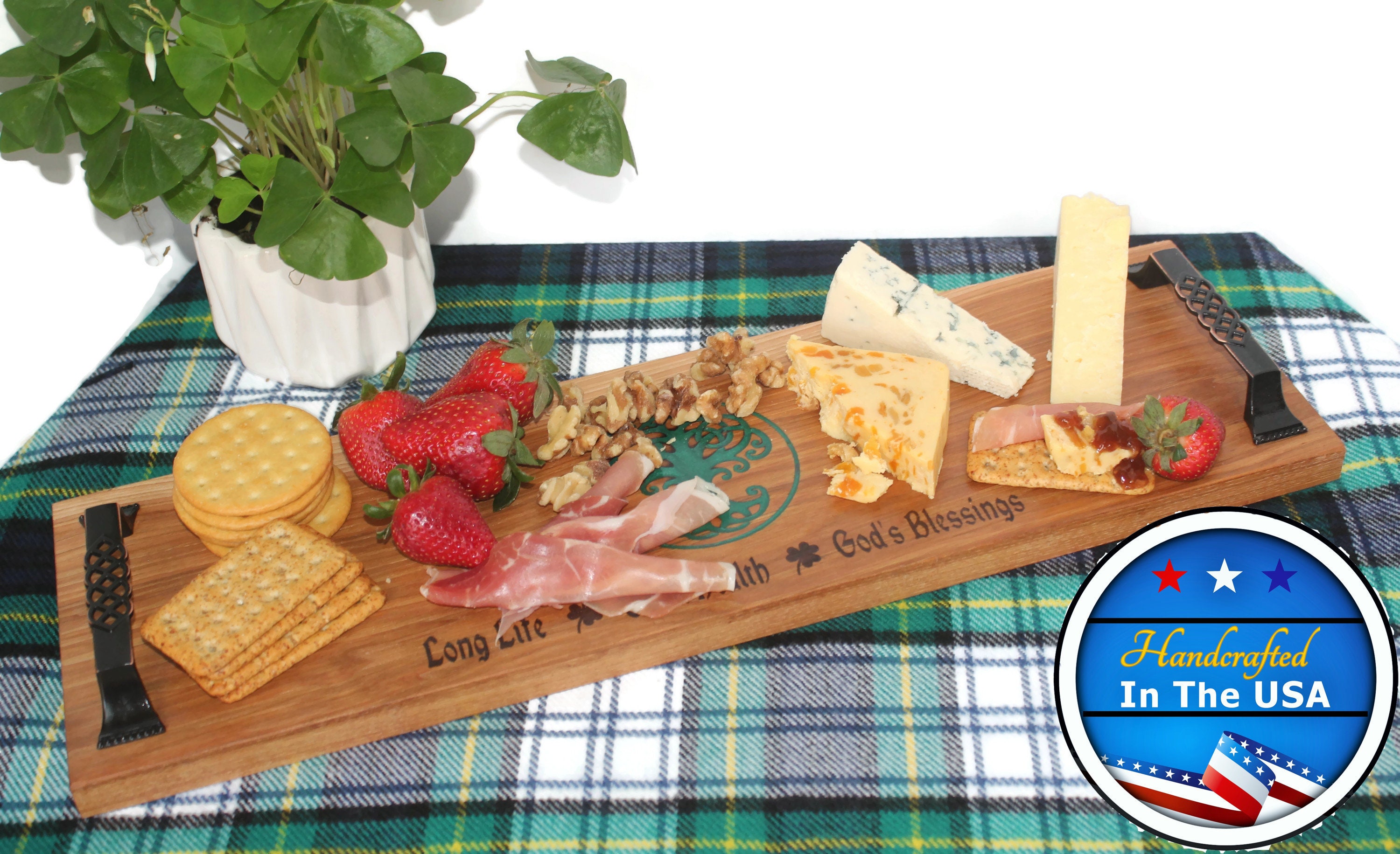 Personalized Cheese Board with Resin Inlay Personalized Irish Etsy