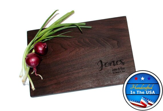 cutting board dark wood