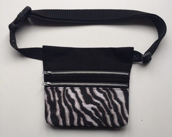 BLACK MARSUPIO & TIGRATO // black and tiger unisex fannypack