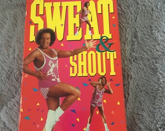 Richard Simmons Sweat and Shout VHS