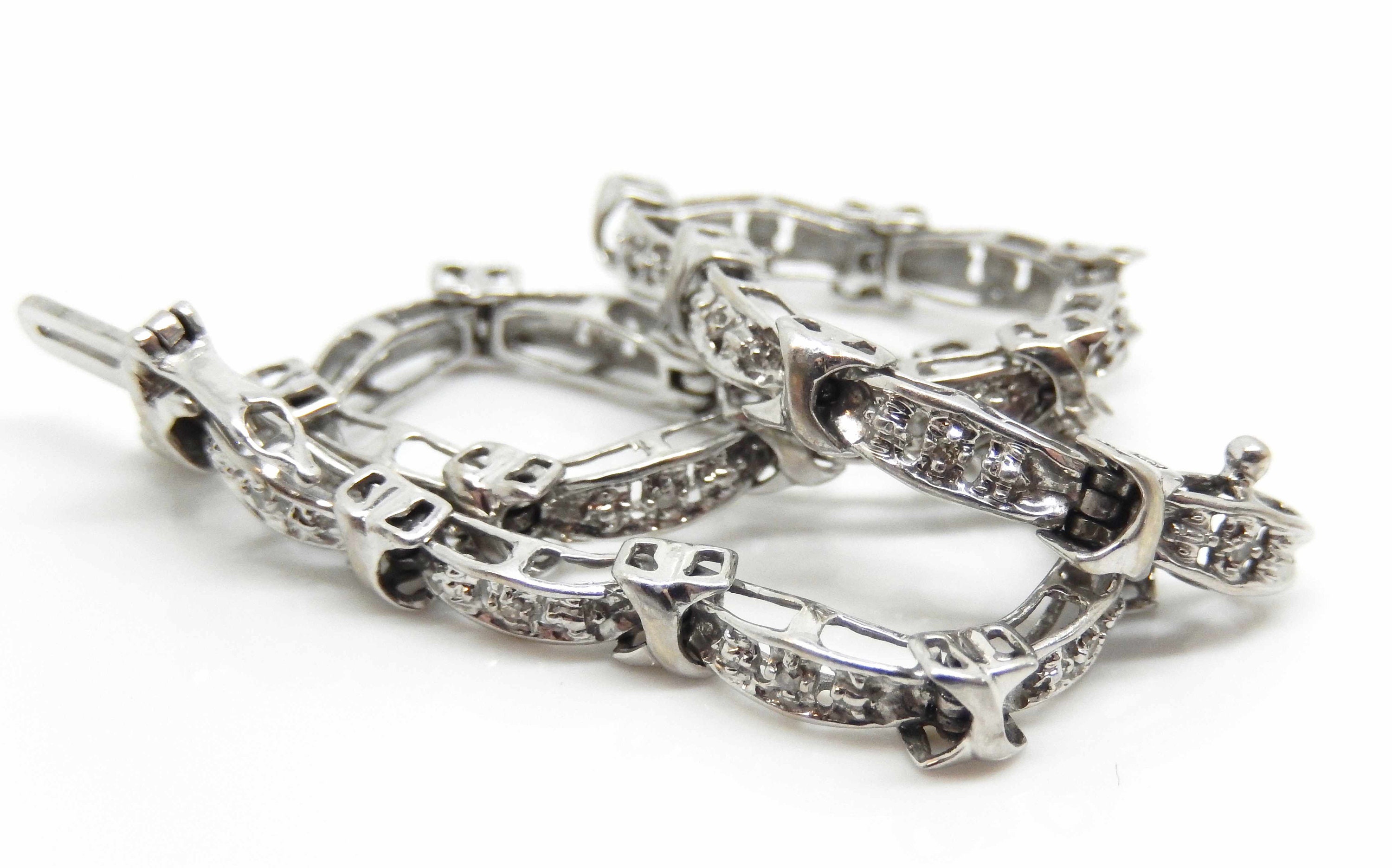 Estate white gold bracelet deals