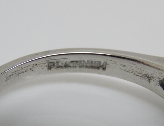Vintage Platinum Diamond Ring, with Appraisal, Si… - image 8