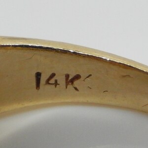 Vintage 14K Yellow Gold Ruby Diamond Ring Size 5.5 X5757 - Etsy
