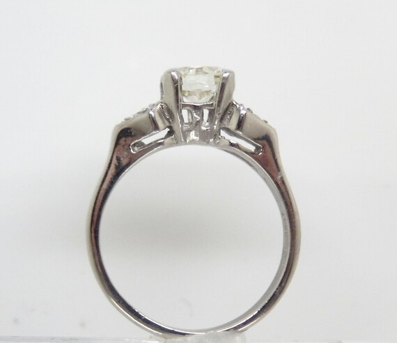 Vintage Platinum Diamond Ring, with Appraisal, Si… - image 7