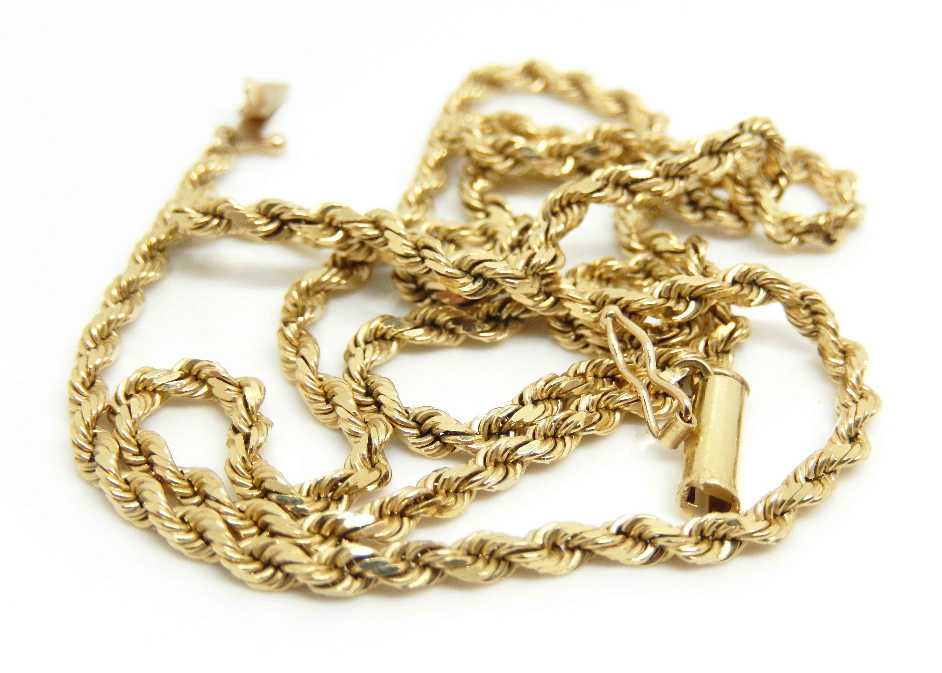 FRANKIE  Thick Rope Link Chain Necklace – AND BREATHE