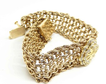 Vintage Massive 14K Yellow Gold 7.5