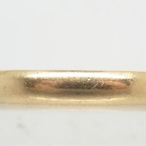 Vintage 14K Yellow Gold Wedding Band Ring Size 9.75 - X5996