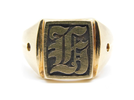 H signet ring sale