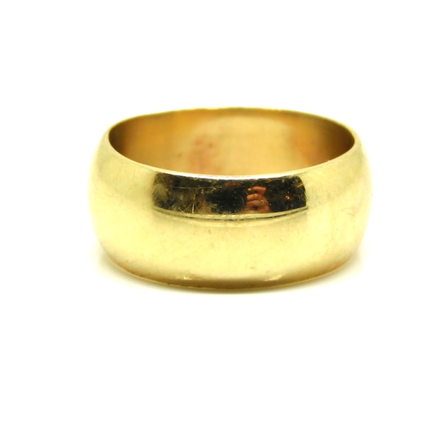 Wide Gold Ring - Etsy