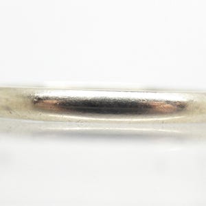 Estate 14K White Gold Wedding Band, Size 6 1/4 - X9002