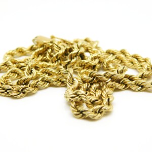 14K Yellow Gold 18&quot; Rope Chain X7023