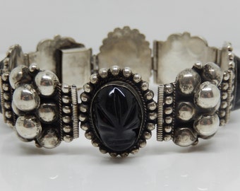 シ*ン様 vintage Mexican jewelry silver bang Vintage Mexican Mayan 925 Sterling Silver 7