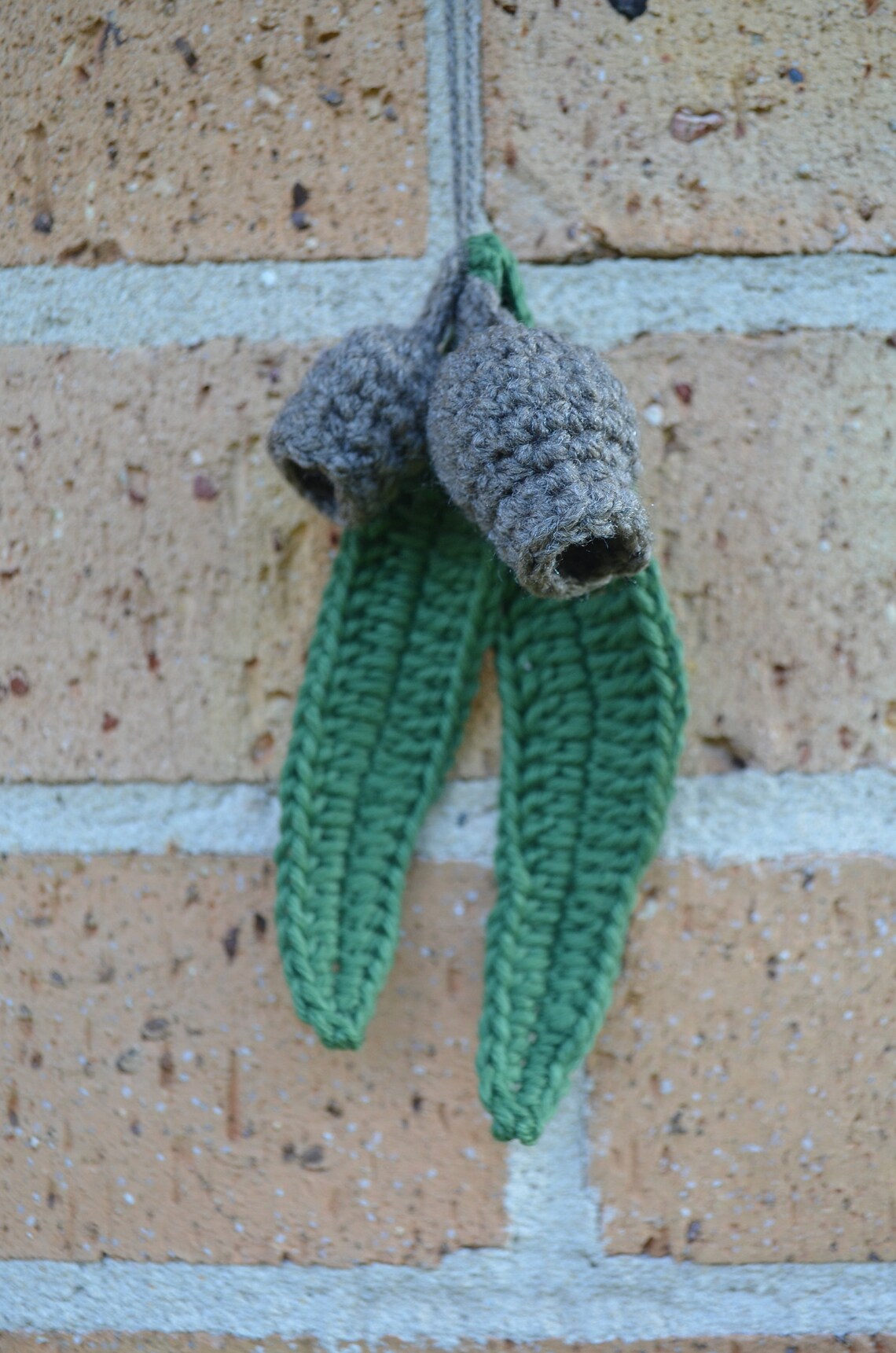 Gumnut and Leaves Crochet Pattern, Crochet Leaf Pattern, Gumnut Crochet ...