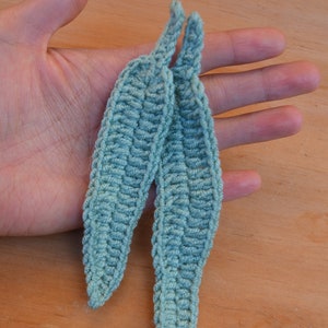 Gum leaf pattern, Crochet gum leaf pattern, PDF crochet pattern, crochet gum leaf, Beginner gum leaf pattern, Gum leaves, Aussie native gum