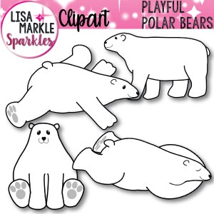 IJsbeer Clipart, Winter Clipart