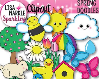 Spring Clipart, Spring Animals Clipart