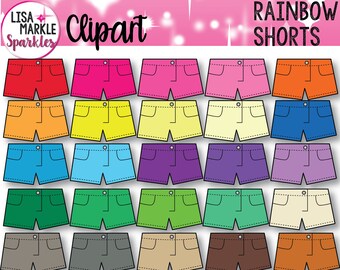 ショートパンツのクリップアート、衣類のクリップアート、洋服のクリップアート、夏服のクリップアート