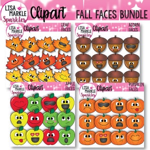 Clipart feuille d'érable, clipart gland, pomme, citrouille clipart, clipart automne, clipart Emoji
