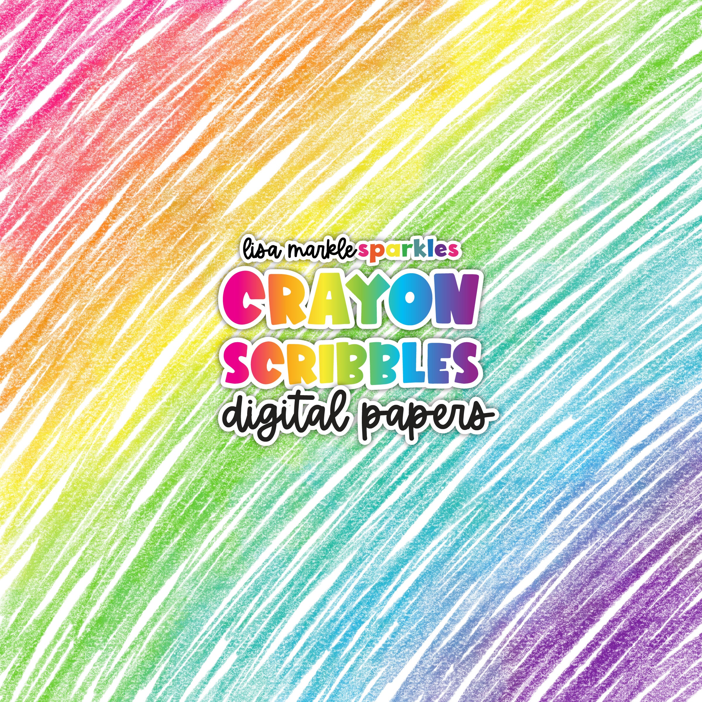 Crayons Clipart with Glitter by Lisa Markle Sparkles Clipart and
