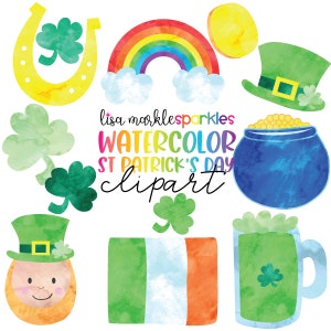 Saint Patrick's Day Clipart, Irish Clipart, St Patricks Clipart, Saint Patricks Day Clipart, Shamrock Clipart, Leprechaun Clipart