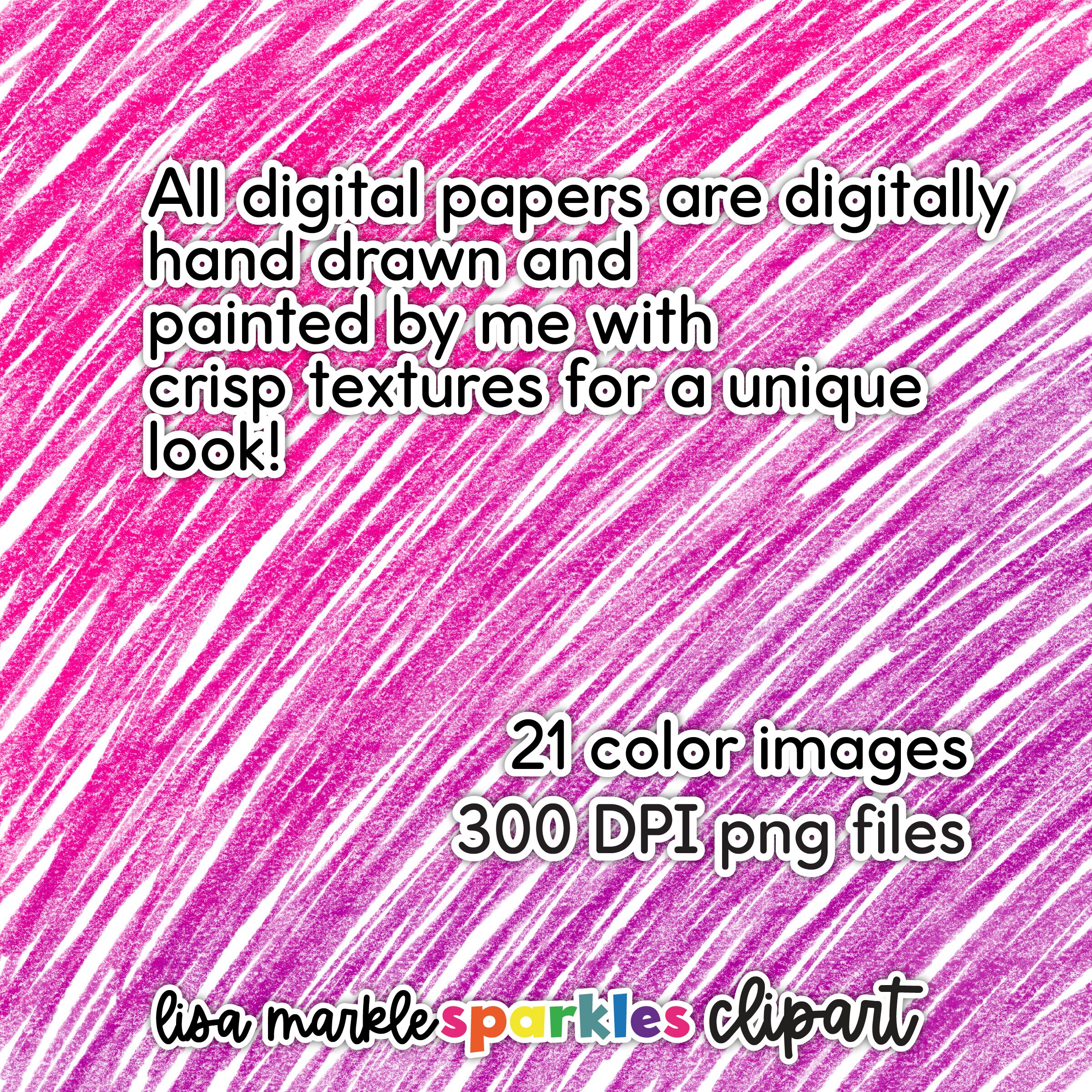 Crayon Digital Paper Backgrounds Back to School Crayon Texture ...