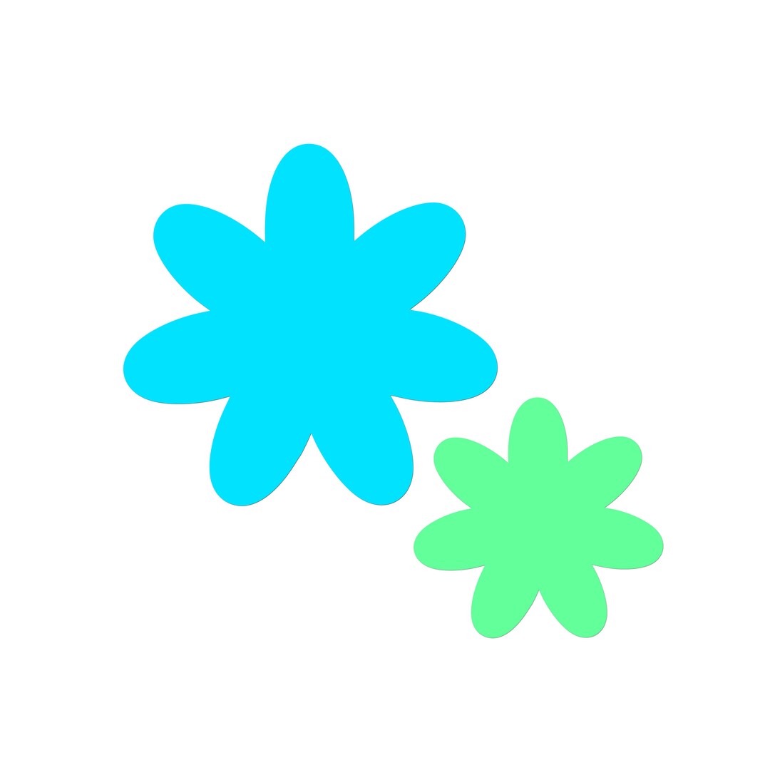 Flower Die Cuts 24pc Set Choose Your Size &amp; Color - Etsy