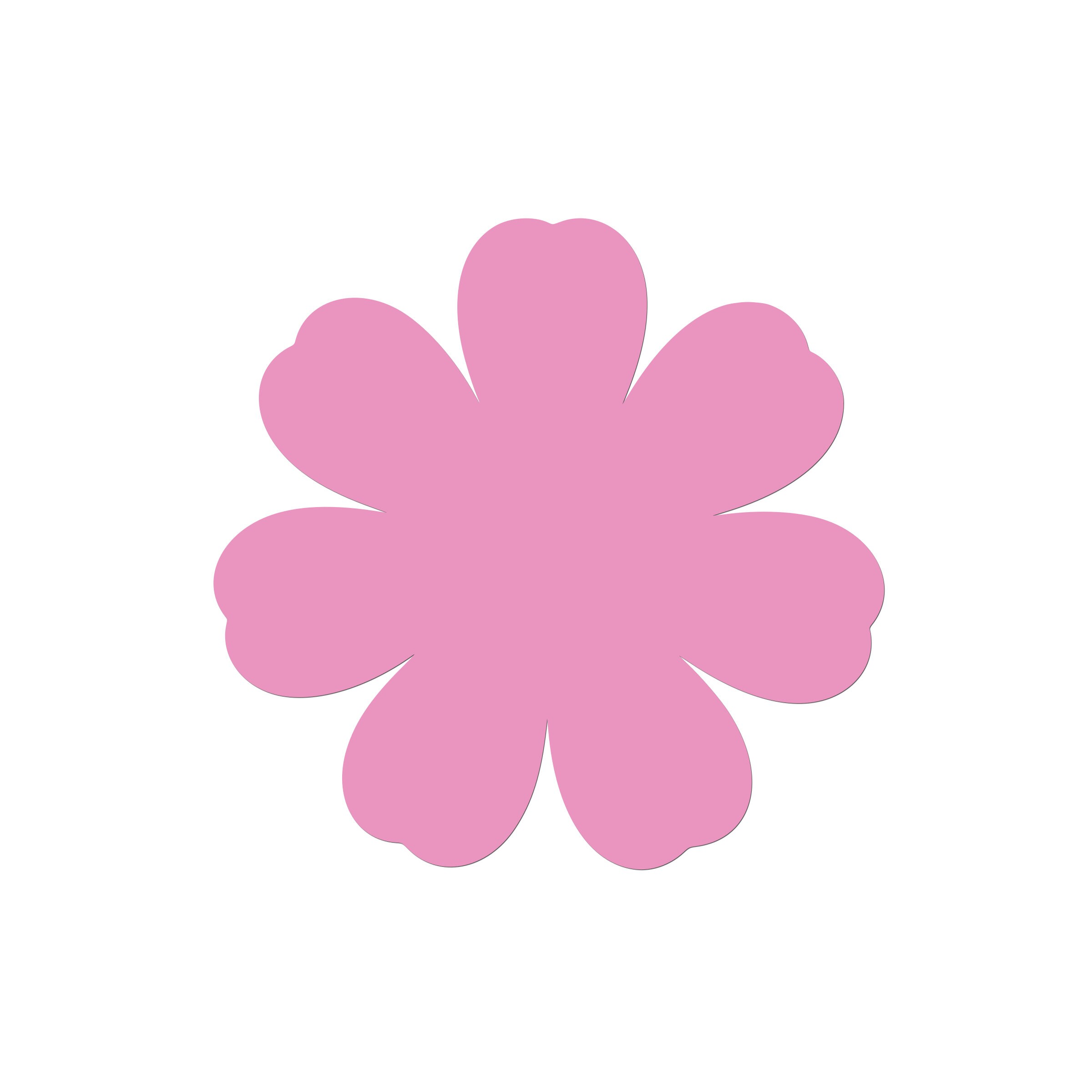 Flower Die Cuts 24pc Set Choose Your Size & Color Etsy