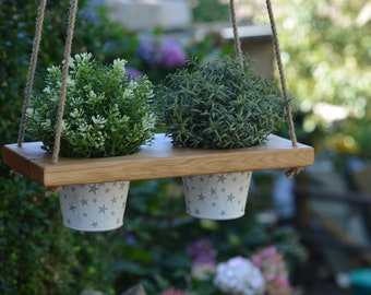 Hanging basket Herb board Window decoration Hanging basket Flower box