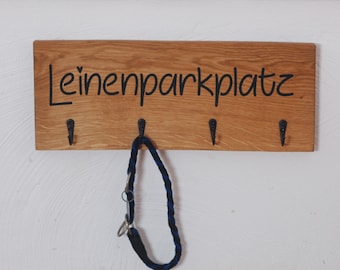 Leinengarderobe Leinenparkplatz Hundefreunde Eiche