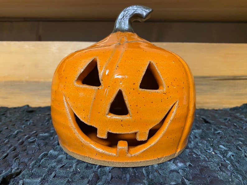 Happy pottery pumpkin image 1