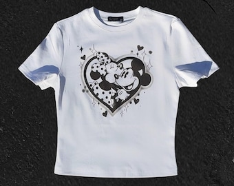 Mickey & Minnie Damen Crop Top