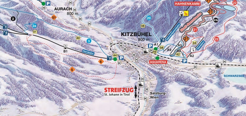 WRAPPED CANVAS 2018 KITZBUHEL Ski Resort Ski Trail Map Etsy WRAPPED CANVAS 2018 KITZBUHEL Ski Resort Ski Trail Map Etsy