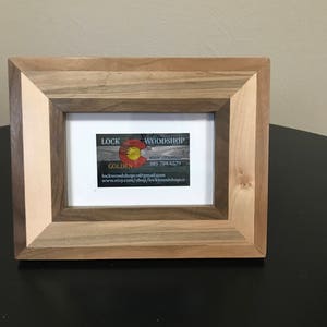 Set of Two Maple Ambrosia & Walnut  Solid Wood Frame Multiple Sizes Available