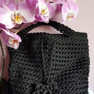 Crochet Bag Pattern, Easy Crochet Bag, Crochet Tote, Easy Crochet Tote, DIY Tote, DIY Crochet Bag Pattern, Rope Bag Pattern, Crochet Bag