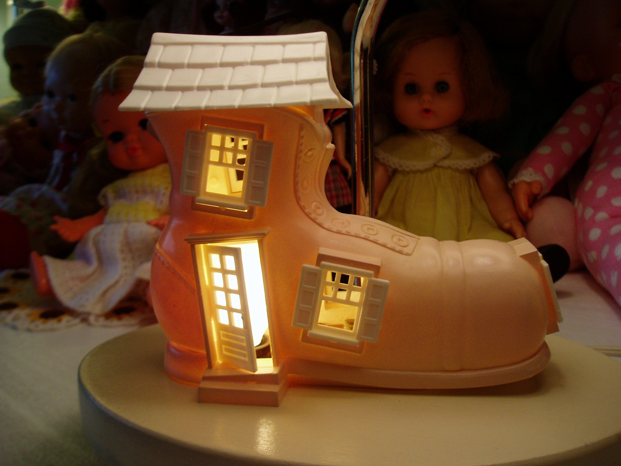 Soft Pink Baby Lamp & Night light for the Nursery Vintage Etsy