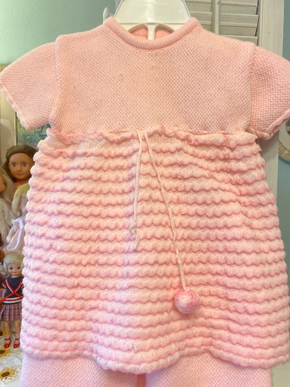 3 Piece Pink Girl's Very Warm outfit w/ Coat, siz… - image 6
