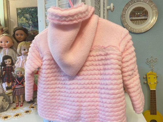 3 Piece Pink Girl's Very Warm outfit w/ Coat, siz… - image 9
