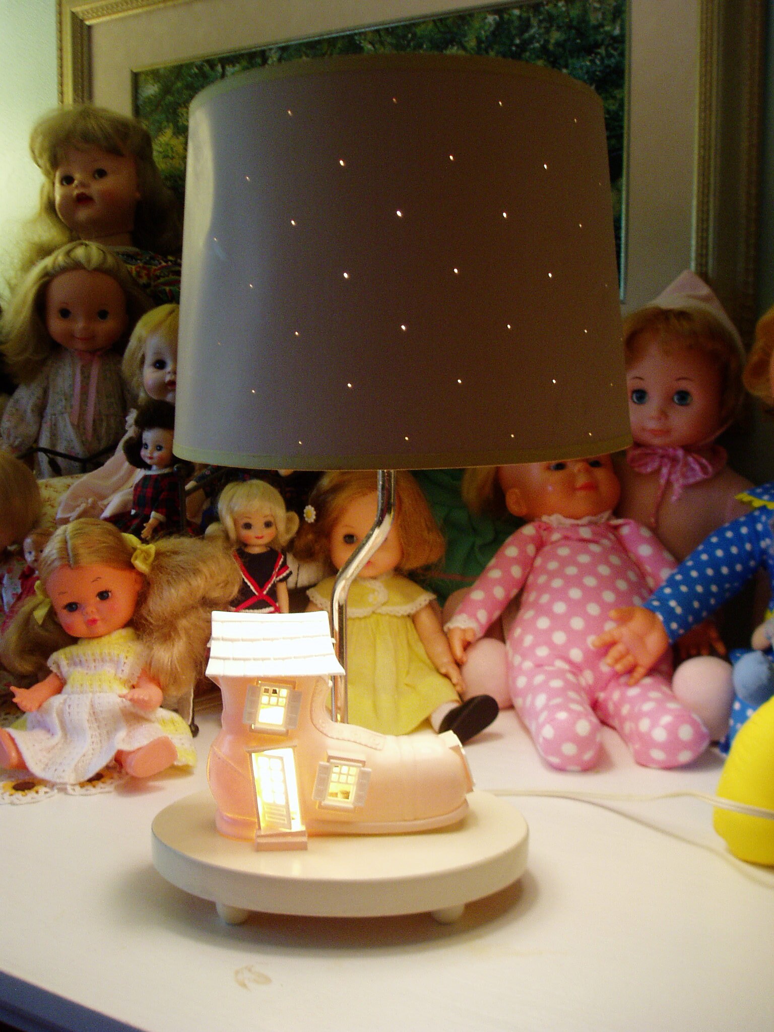 Soft Pink Baby Lamp & Night light for the Nursery Vintage Etsy