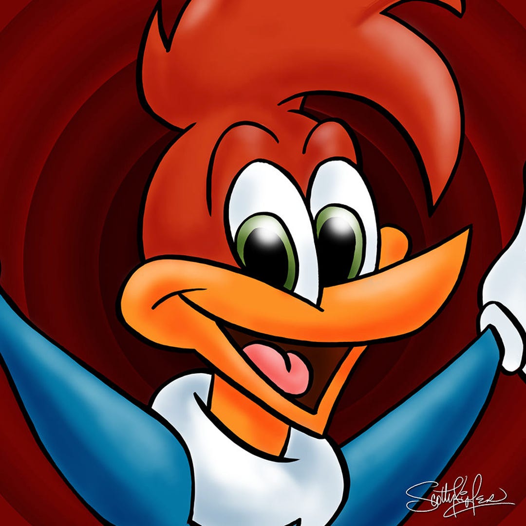 Woody Woodpecker Art Print (8x8) - Etsy 日本