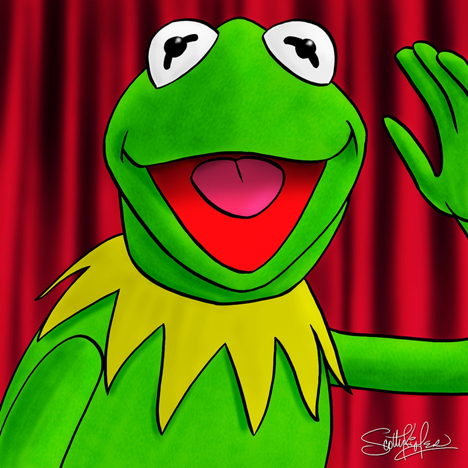 Kermit the Frog Etsy