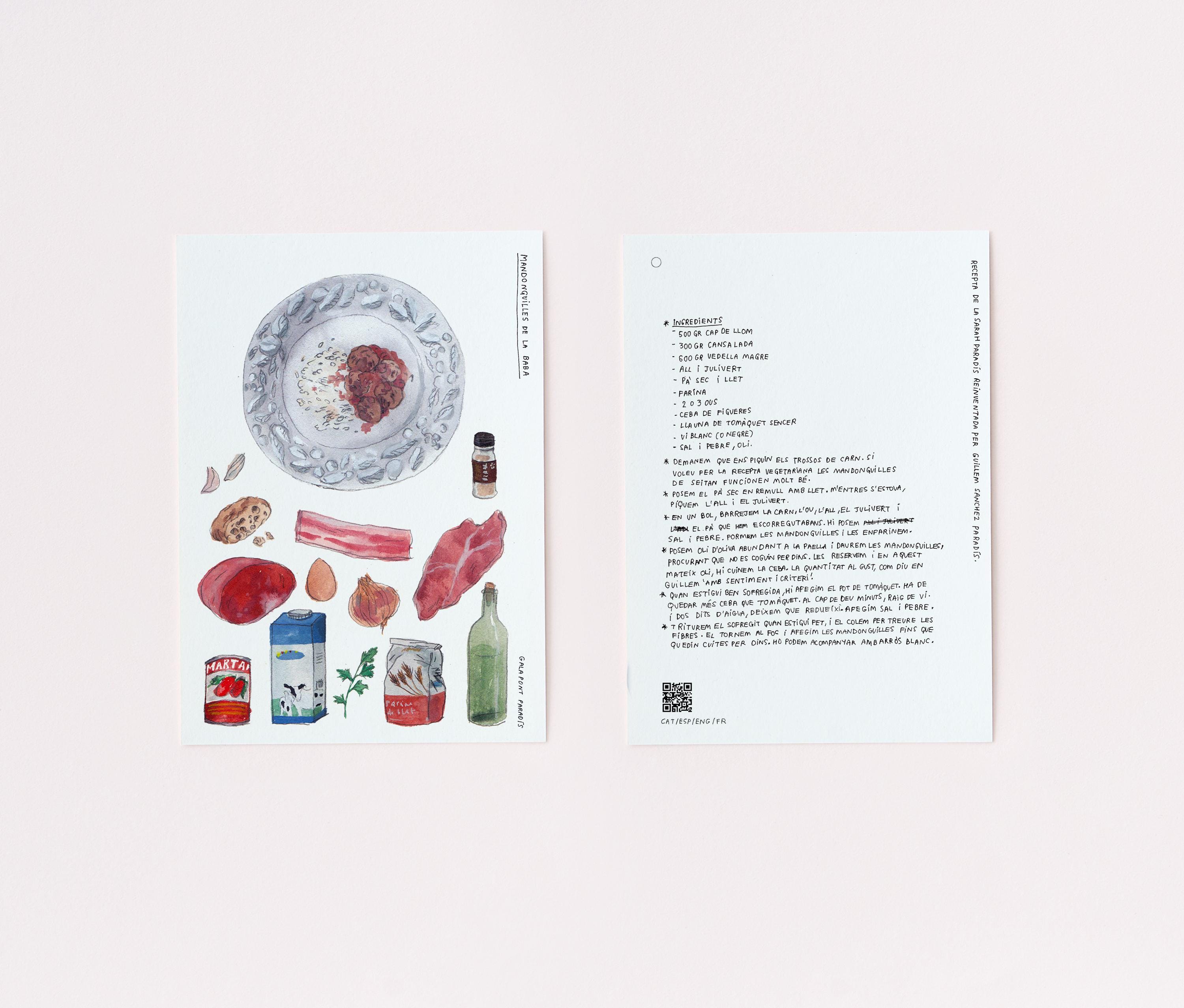 Receptari infinit/ Recetario infinito / Livre de cuisine sans fin / Livre de recettes infini