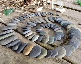 Ultra Flat and Smooth Colourful Pebbles From The Irish Coast