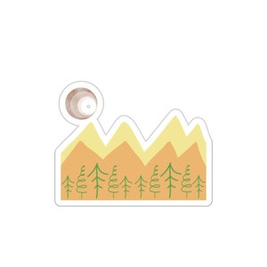 Mountains Die-Cut Stickers
