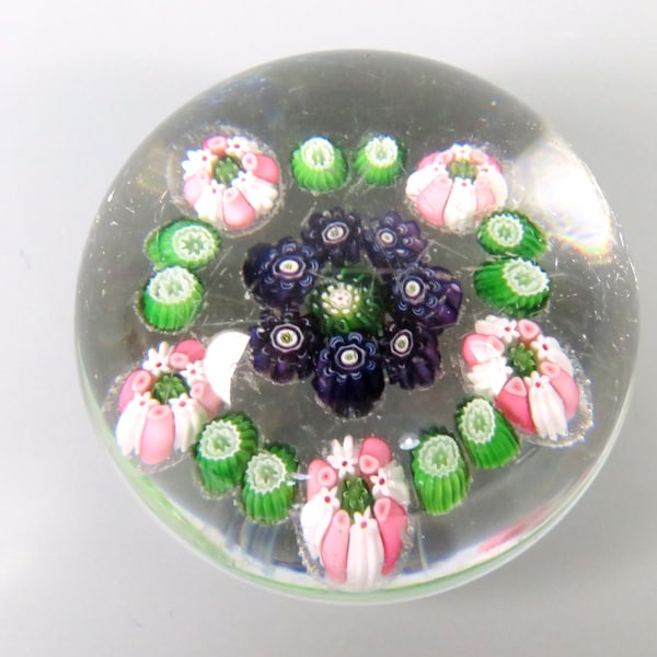 Millefiori Paperweight Etsy UK