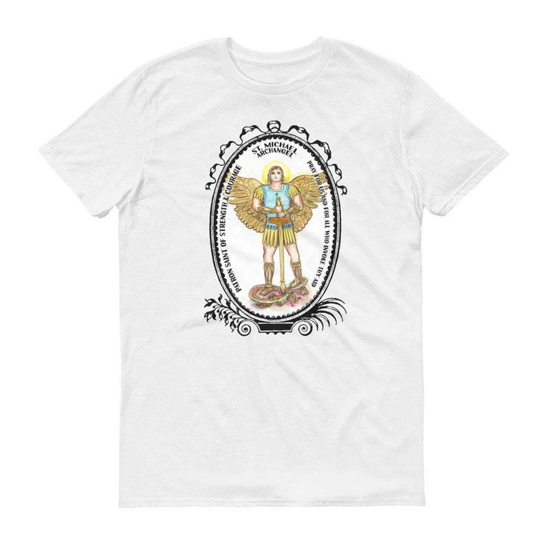 Archangel St Michael Patron Of Strength Courage Adult Plus Etsy