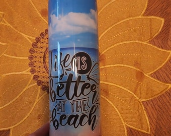 20oz. Life is Better at the Beach Skinny Tumbler